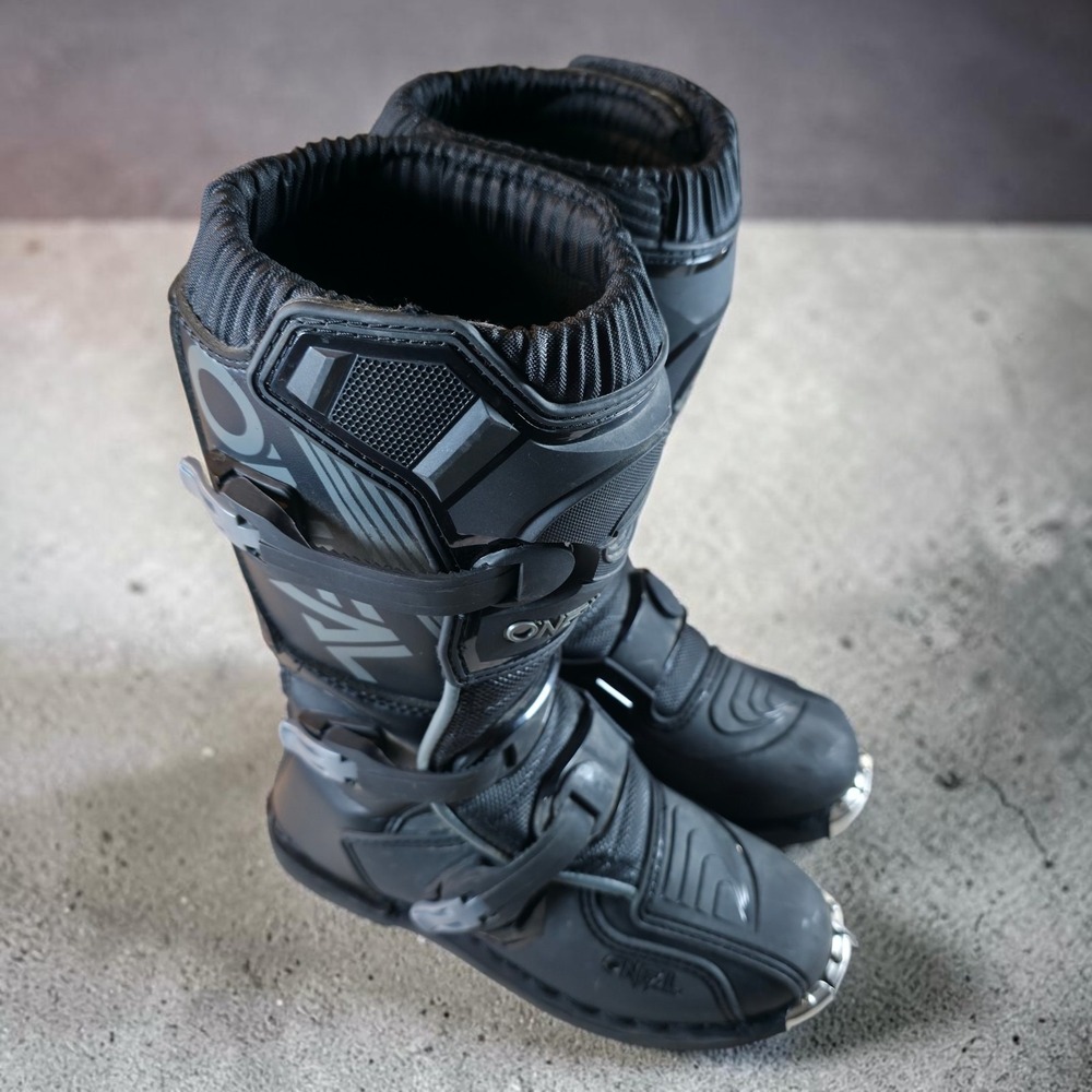ONeal 0332-100 Element Youth Size 5 Motocross Boots K13 Black ATV Riding